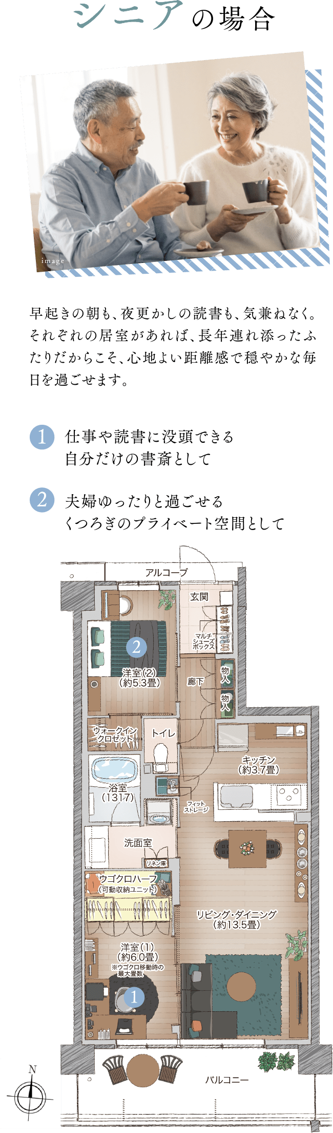 シニアの場合